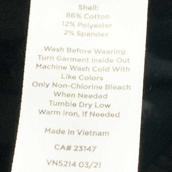 Talbots Slim Ankle Jeans Black Wash Denim Five Pocket Styling Size 4 🖤 - Picture 9 of 9